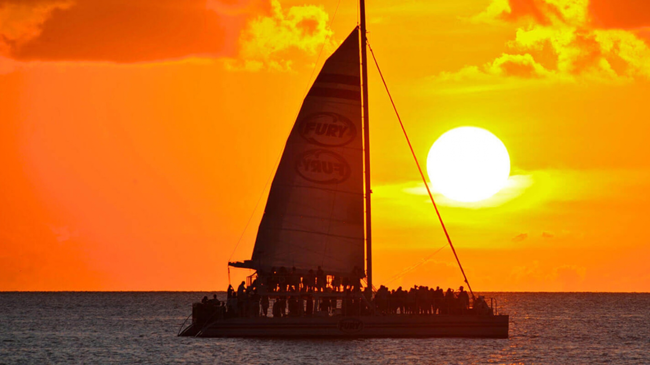 sunset cruise catamaran